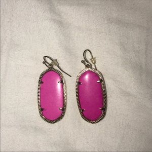 Kendra Scott pink ear rings